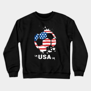 USA World Cup 2022, Funny US Soccer American Flag Soccer Team 2022 Crewneck Sweatshirt